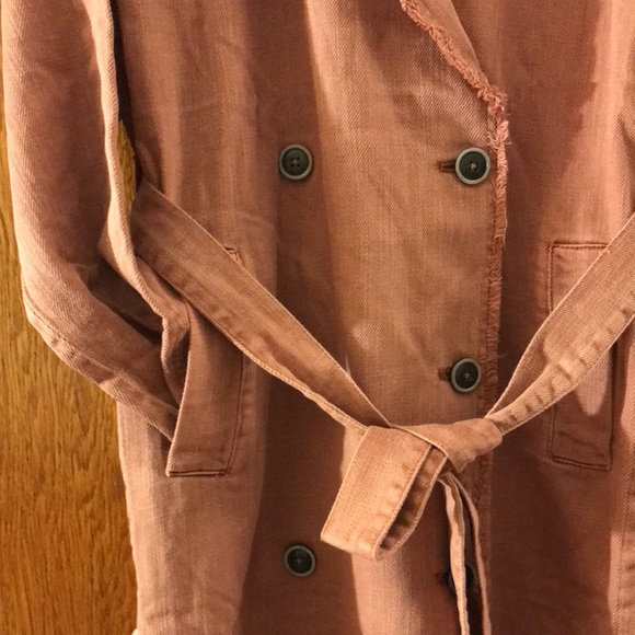 Free People Kelly Trench Coat Size XS/S - Picture 8 of 13